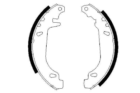 Bosch 0986487272 Brake Shoe Set - 5