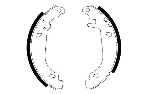Bosch 0986487346 Brake Shoe Set - 5
