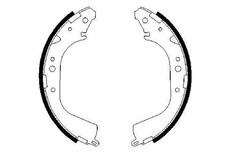 Bosch 0986487414 Brake Shoe Set - 5