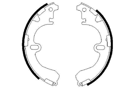 Bosch 0986487422 Brake Shoe Set - 5