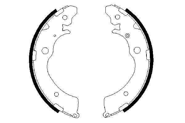 Bosch 0986487440 Brake Shoe Set - 5