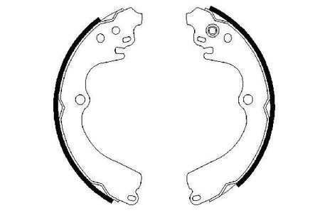 Bosch 0986487463 Brake Shoe Set - 5