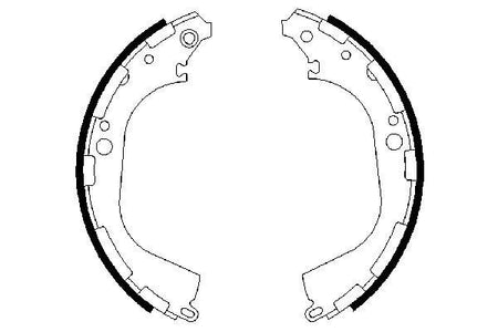 Bosch 0986487464 Brake Shoe Set - 5