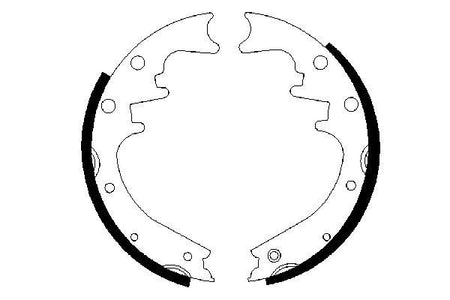 Bosch 0986487529 Brake Shoe Set - 5