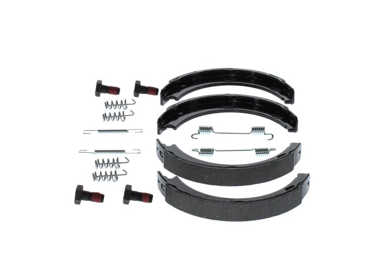 Bosch 0986487543 Brake Shoe Set, parking brake - 2