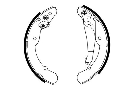Bosch 0986487555 Brake Shoe Set - 5
