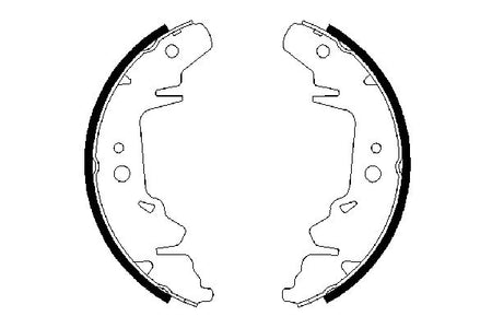 Bosch 0986487659 Brake Shoe Set - 5