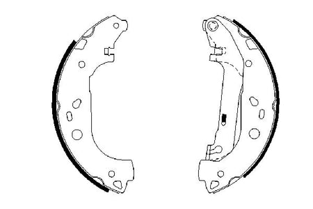 Bosch 0986487667 Brake Shoe Set - 5