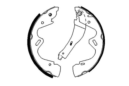 Bosch 0986487700 Brake Shoe Set - 5
