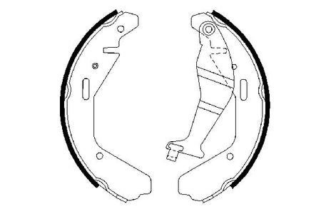Bosch 0986487707 Brake Shoe Set - 5