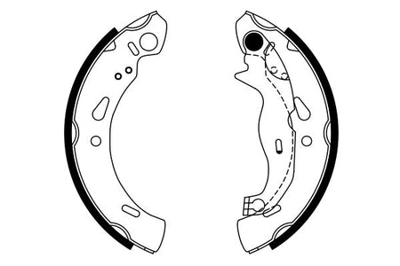 Bosch 0986487753 Brake Shoe Set - 5