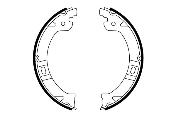Bosch 0986487919 Brake Shoe Set, parking brake - 5