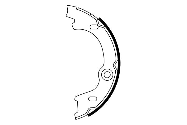 Bosch 0986487926 Brake Shoe Set, parking brake - 5