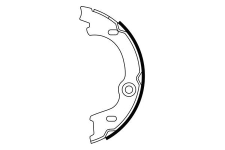 Bosch 0986487926 Brake Shoe Set, parking brake - 5