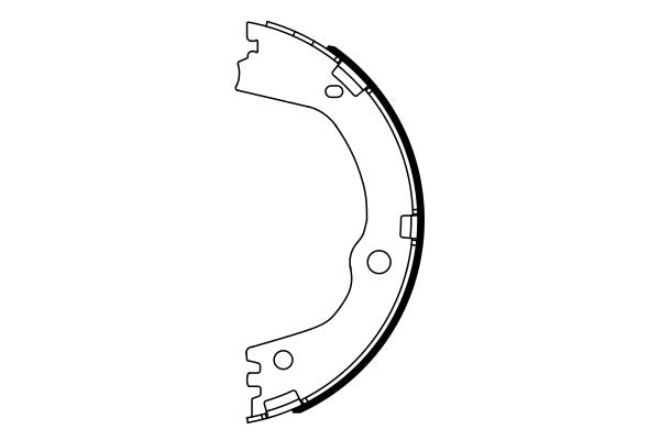 Bosch 0986487947 Brake Shoe Set, parking brake - 5