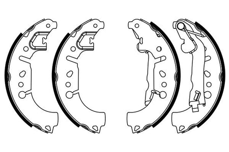Bosch 0986487956 Brake Shoe Set - 5