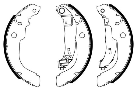 Bosch 0986487960 Brake Shoe Set - 5