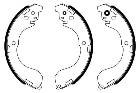 Bosch 0986487962 Brake Shoe Set - 5