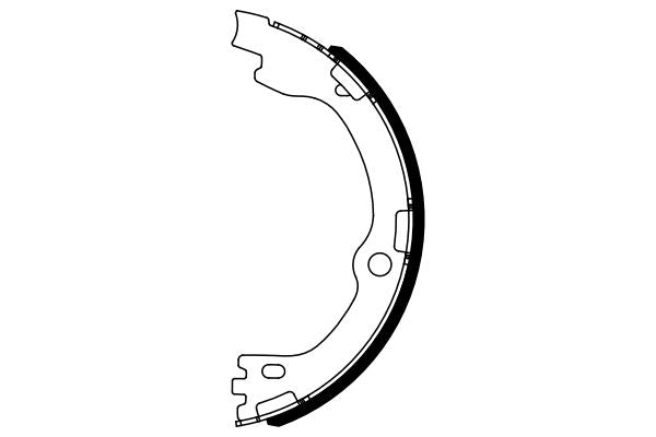 Bosch 0986487964 Brake Shoe Set, parking brake - 5