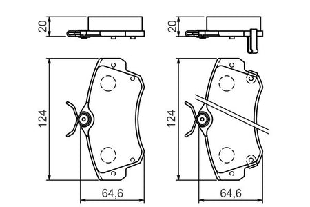 Bosch 0986494029 Brake Pad Set, disc brake - 5