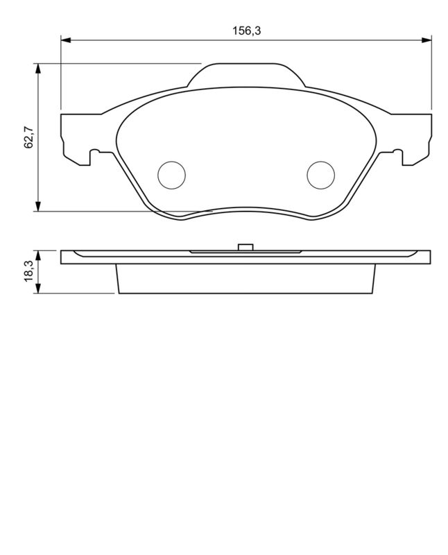 Bosch 0986494034 Brake Pad Set, disc brake - 5