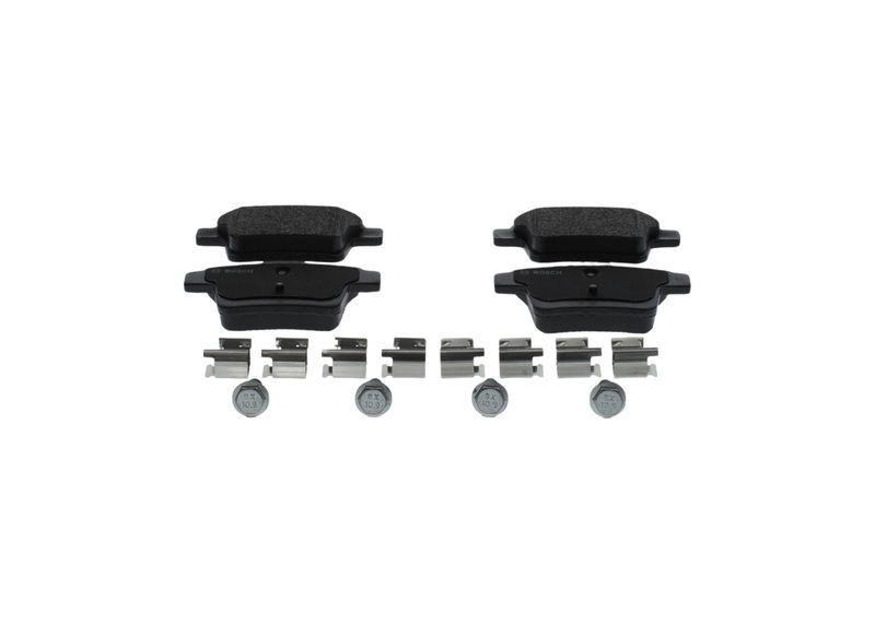 Bosch 0986494076 Brake Pad Set, disc brake - 1