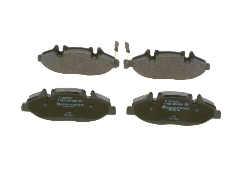 Bosch 0986494081 Brake Pad Set, disc brake - 3