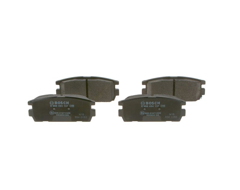 Bosch 0986494137 Brake Pad Set, disc brake - 1