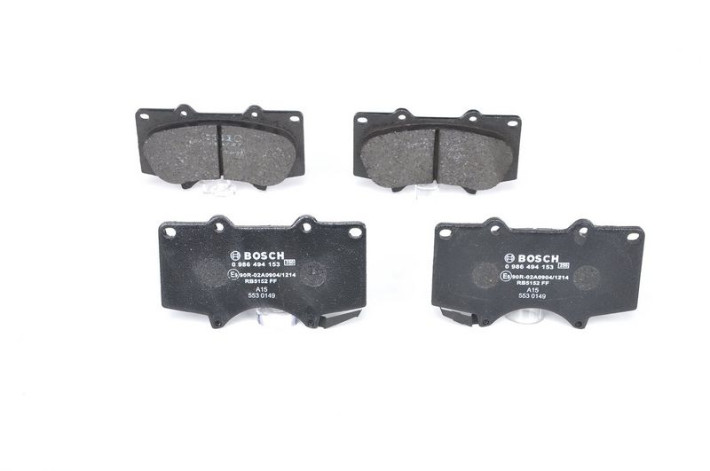 Bosch 0986494153 Brake Pad Set, disc brake - 1