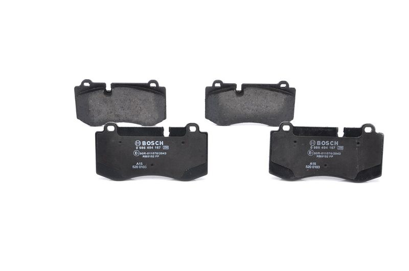 Bosch 0986494167 Brake Pad Set, disc brake - 1