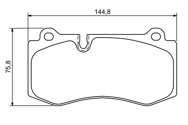 Bosch 0986494167 Brake Pad Set, disc brake - 5
