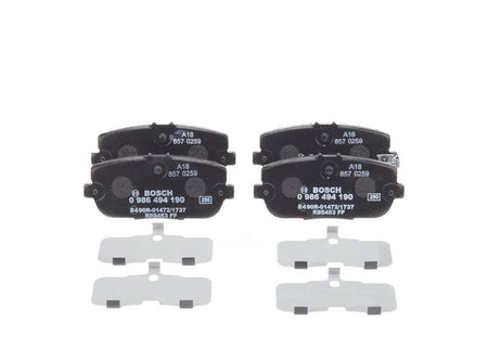 Bosch 0986494190 Brake Pad Set, disc brake - 1
