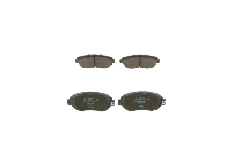 Bosch 0986494211 Brake Pad Set, disc brake - 1