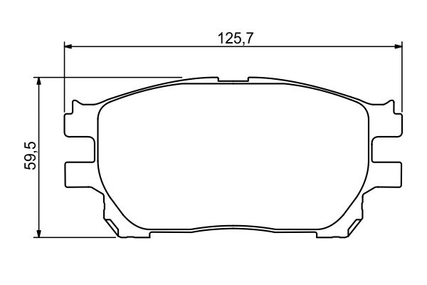 Bosch 0986494212 Brake Pad Set, disc brake - 5