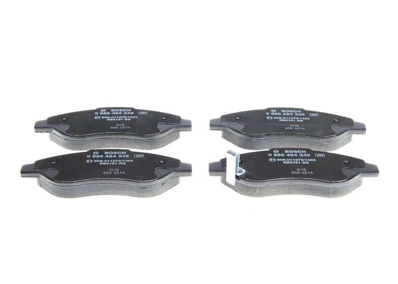 Bosch 0986494345 Brake Pad Set, disc brake - 6