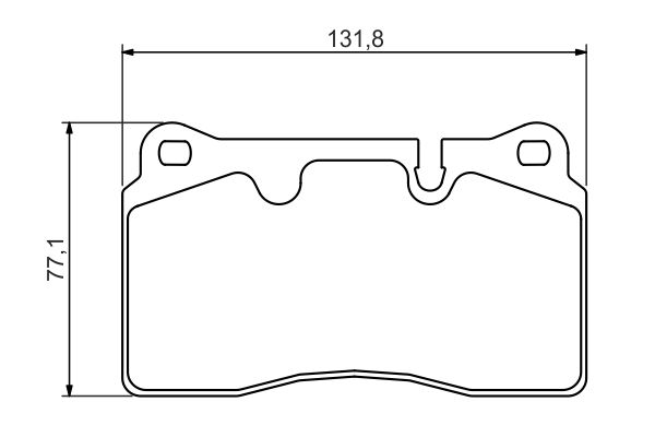 Bosch 0986494351 Brake Pad Set, disc brake - 5