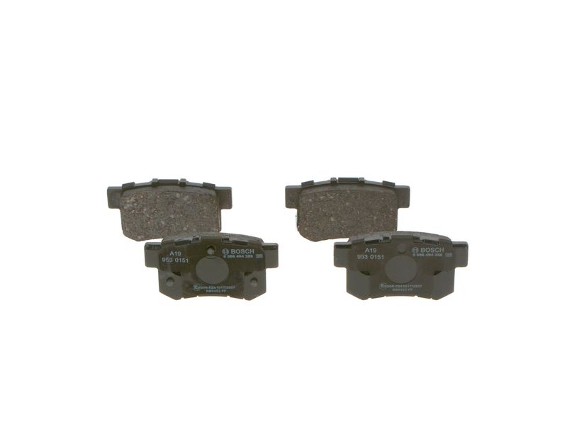 Bosch 0986494358 Brake Pad Set, disc brake - 1