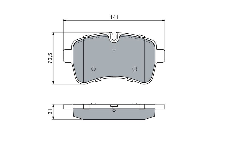 Bosch 0986494460 Brake Pad Set, disc brake - 5
