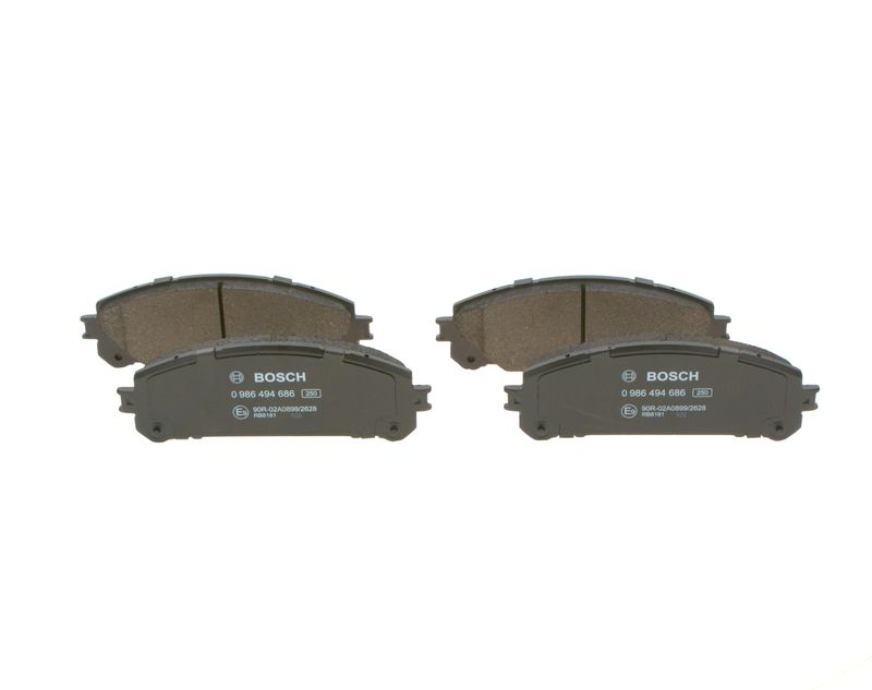Bosch 0986494686 Brake Pad Set, disc brake - 1
