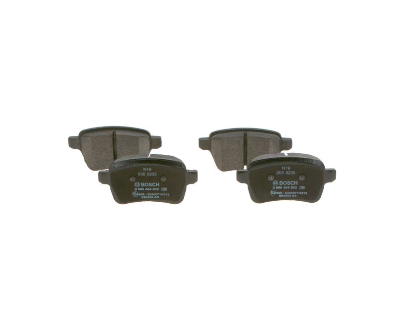 Bosch 0986494802 Brake Pad Set, disc brake - 1