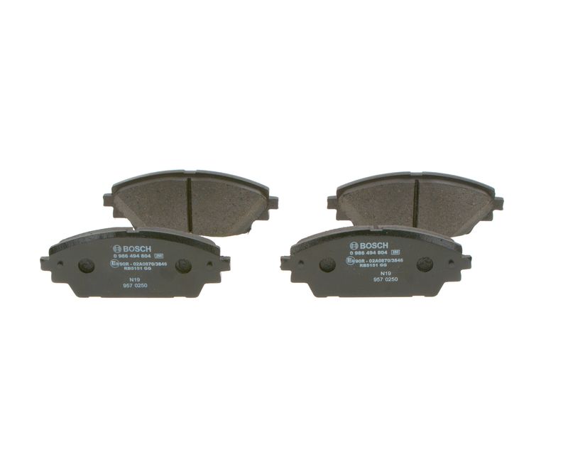 Bosch 0986494804 Brake Pad Set, disc brake - 1