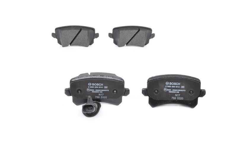 Bosch 0986494814 Brake Pad Set, disc brake - 1