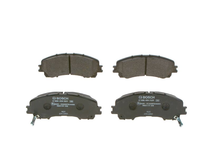 Bosch 0986494821 Brake Pad Set, disc brake - 1