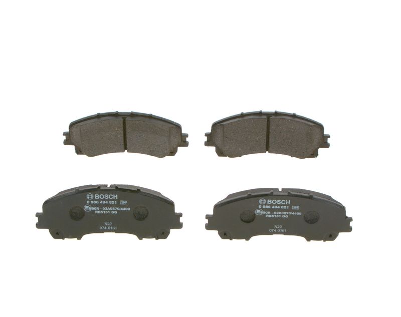 Bosch 0986494821 Brake Pad Set, disc brake - 3