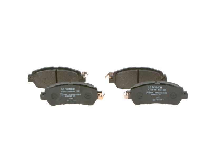 Bosch 0986494832 Brake Pad Set, disc brake - 1