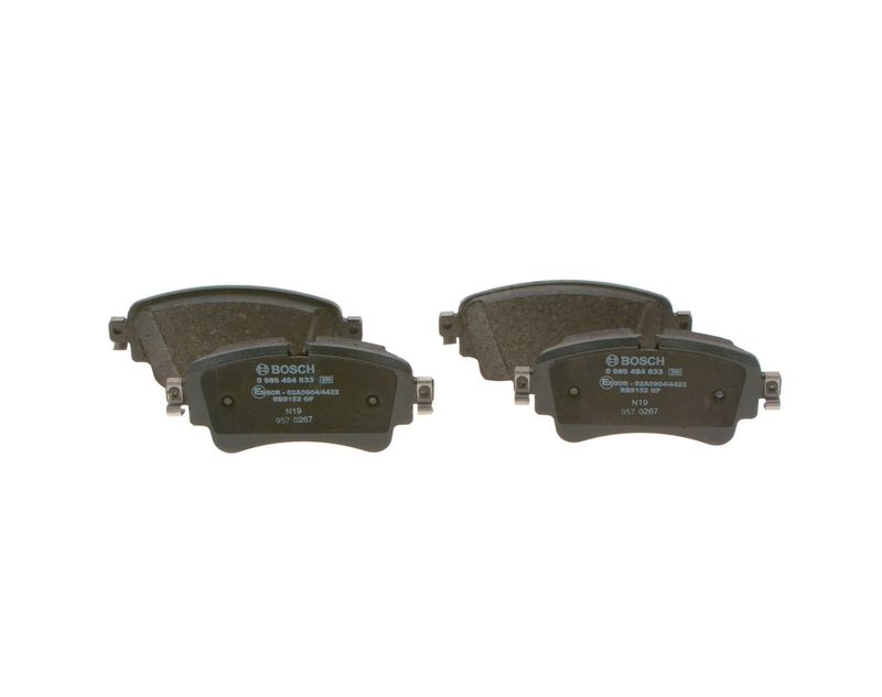 Bosch 0986494833 Brake Pad Set, disc brake - 1