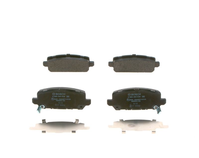 Bosch 0986494838 Brake Pad Set, disc brake - 1