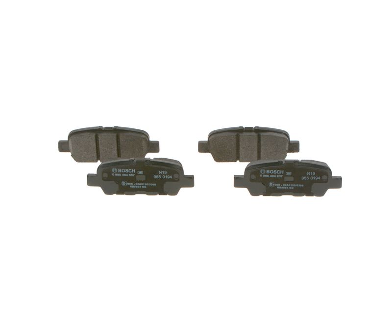 Bosch 0986494857 Brake Pad Set, disc brake - 1