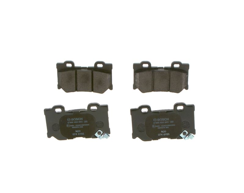 Bosch 0986494863 Brake Pad Set, disc brake - 1