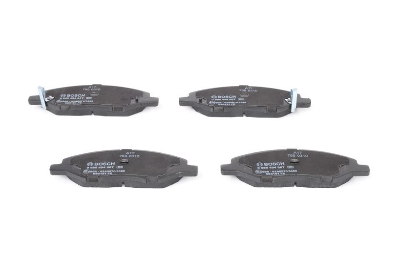 Bosch 0986494867 Brake Pad Set, disc brake - 6